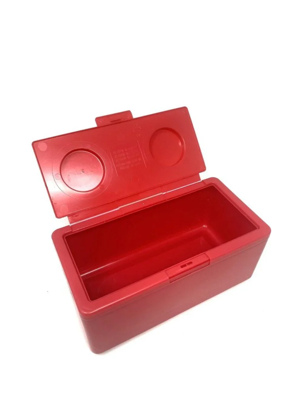 Vintage Chubbs Stackables Red Refillable Baby Wipes Storage Container EUC
